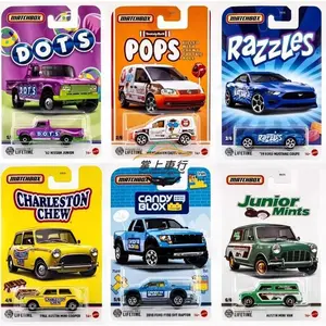 Genuine In Stock Matchbox Hvv75 Candy Series Nissan Volkswagen Camaro Die Cast Model Toy Car Collection Surprise Toys Model Car