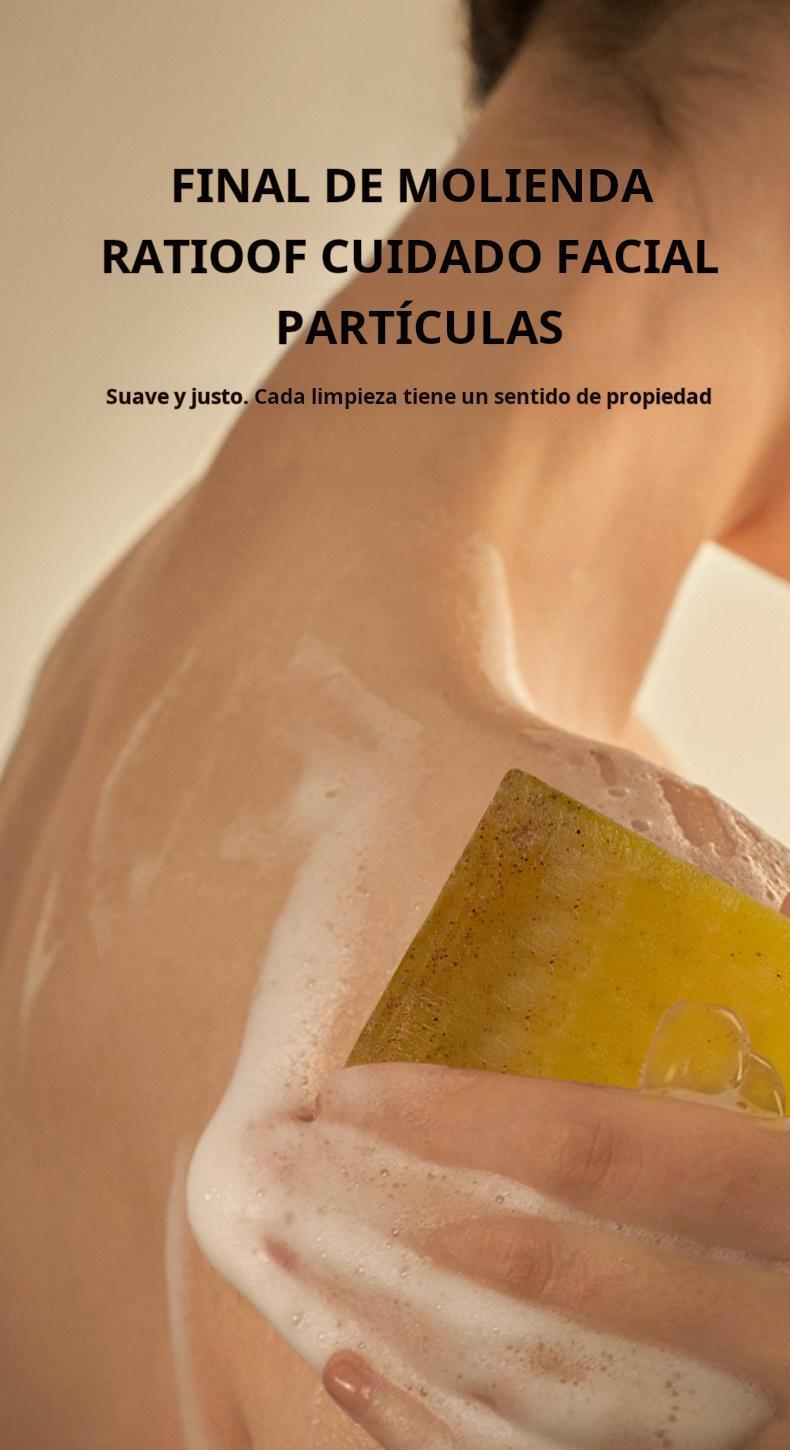 Honey Lemon Turmeric Soap 100G Set with Free Hand Cream for Face & Body Cleansing Daily Moisturizing Natural Blend Skin Repair Hydrating