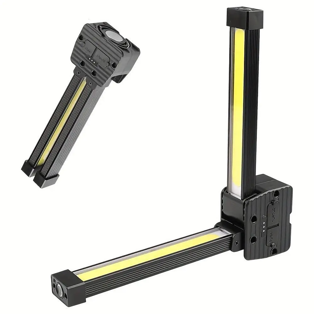 180° Rotatable Gym Posing Lamp - Magnetic Work Light with Hang Hook, USB Power Bank Handheld LED Flashlight, 2.05"l x 1.26"w x 7.01"h, 4.64 oz, Handheld Led Flashlights