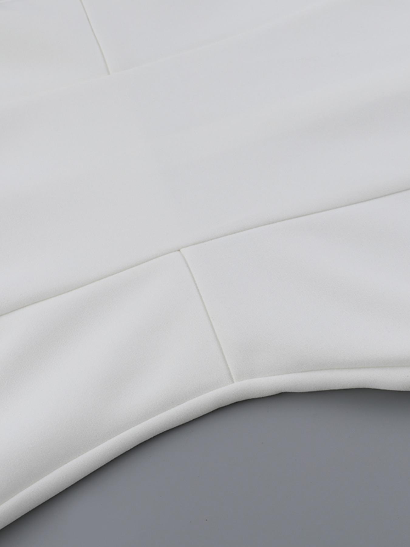 Women's Plain Square Neck A Line Dress, Formal Wear, Elegant Cap Sleeve Short Dress for Party Holiday Wedding Guest, Ladies Fall Clothes