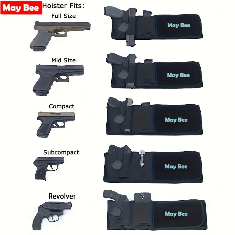 Belly Band Holster For Concealed Carry - Holsters For Men Women, Waist Holster Fit For Lcp, Glock 17 19 26 S&W M&P 40 Shield Bodyguard, Sig Sauer, Beretta, 1911, Smith And Wesson, Shield Tactical Equipment Protective Gear