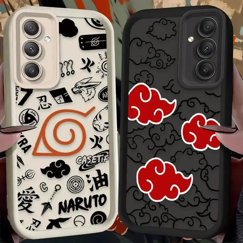 Anime N-NARUTOS Case for Samsung Galaxy S26 S25 S24 S23 Ultra S22 S21 Plus FE 5G A13 A14 A15 A16 A17 A33A34A35A36 A52A53A54 5G Silicone Shockproof Etui