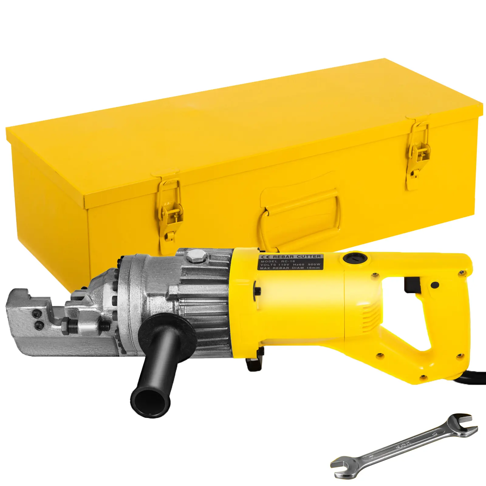 Electric Rebar Cutter, Cutting Up to# Rebar Within Seconds, 900W Power, 110V Voltage, One Button Operation, Pure Copper Coil Motor