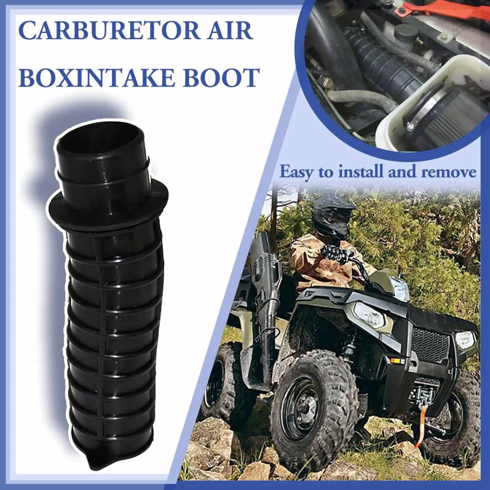 Carburetor Airbox Intake Boot Replacement 5412562 Easy to Install Spare Parts Accessories