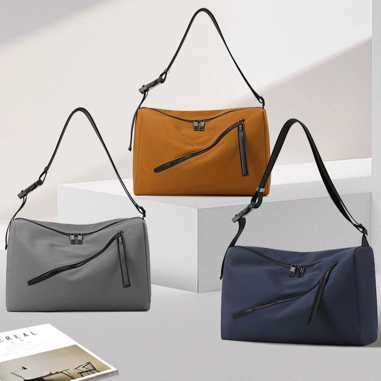 8326 Women's Large-capacity Casual Solid Color Small Square Bag 2026 New Lightweight Multi-compartment Shoulder Messenger Bag