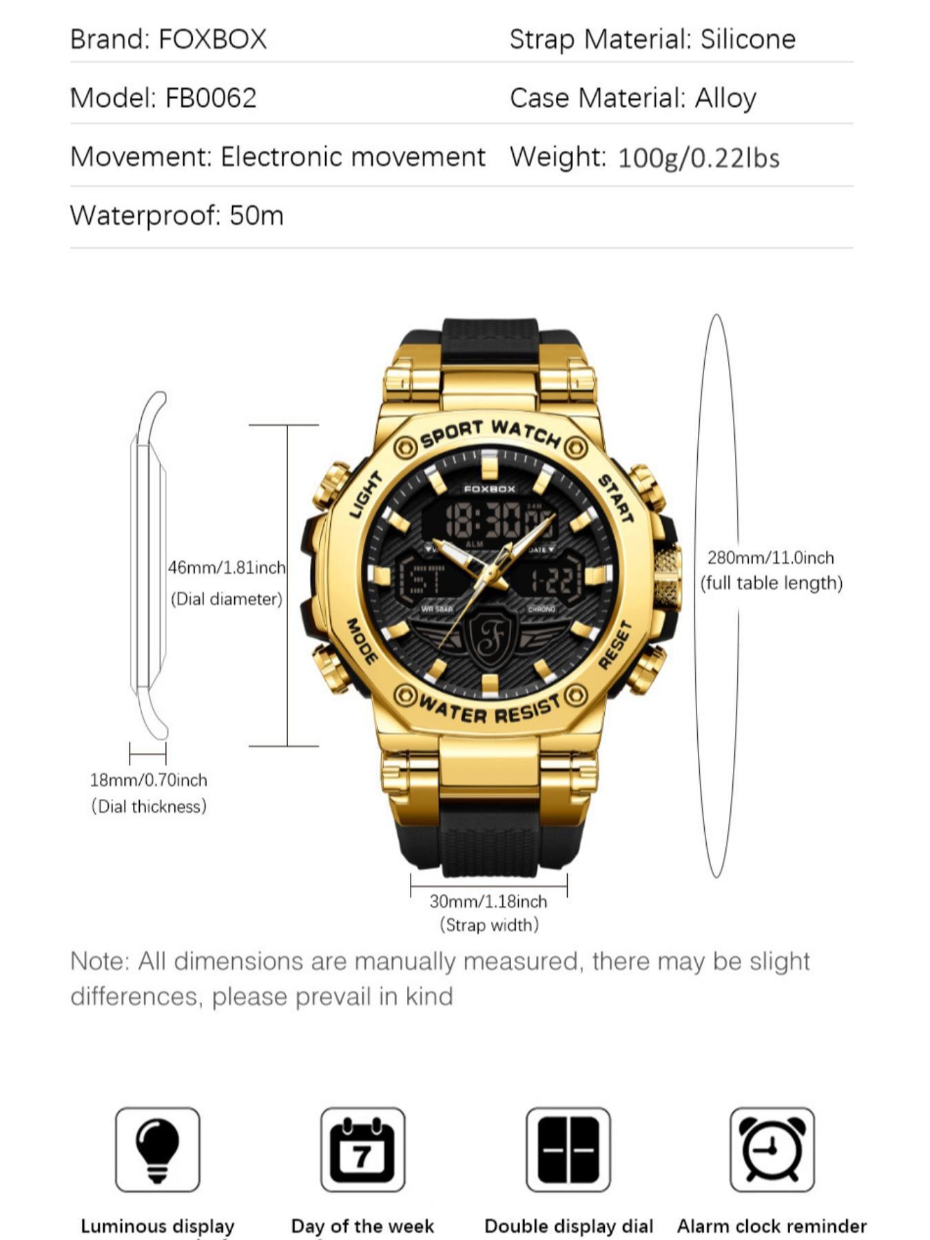 Men's Business Round Dial Analog Quartz Watch, Waterproof Wristwatch, Water Resistant Wristwatch, Watch for Party, Everyday Accessory, Trendy All-match & Exquisite Watch for Birthday Gift with Box