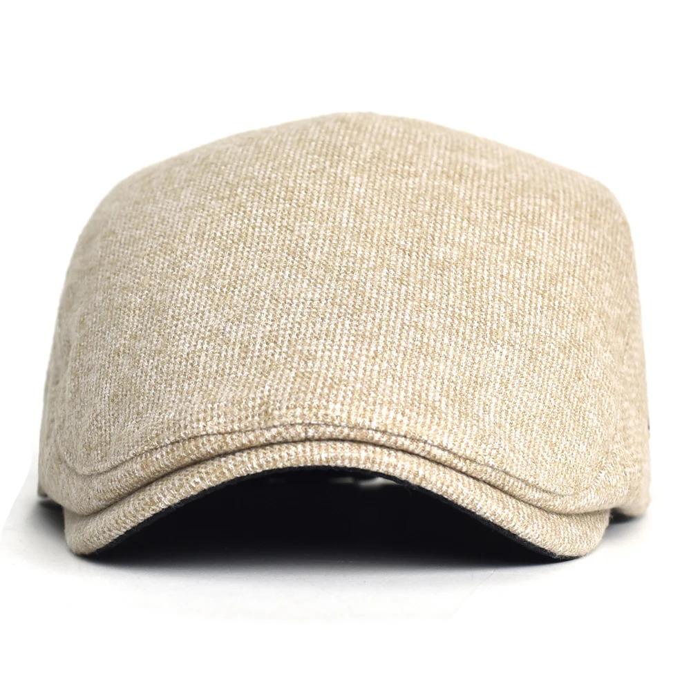 Autumn Winter Thick Warm Newsboy Caps Men Women Soft Beret Hat Casual Fashion Detective Hats Retro Driver Flat Caps