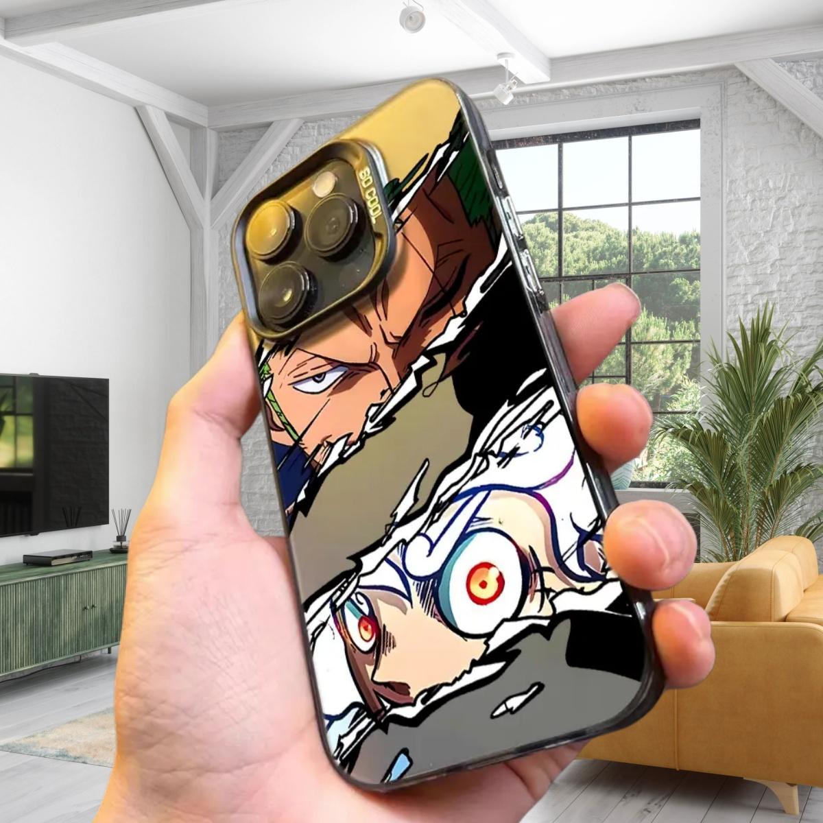 Anime O-One-s New L-Luffys Protective Phone Case Casing Suitable for iPhone 17 Air 16 15 14 13 12 11 Pro Max Plus Samsung S26 S25 S24 S23 S22 Plus Ultra Anti Fall Matte Back Cover