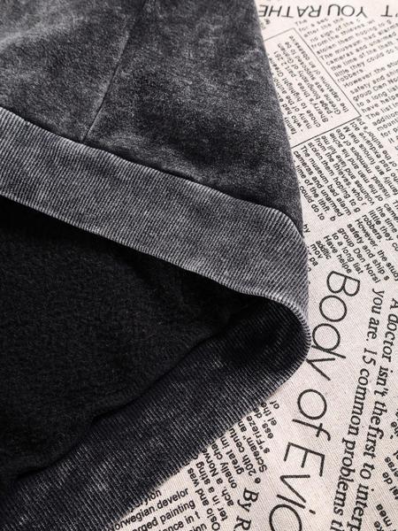 Cotton men's street Y2K retro style washed hooded zipper sweatshirt fashionable casual men's tops, men's long-sleeved velvet autumn and winter jacket