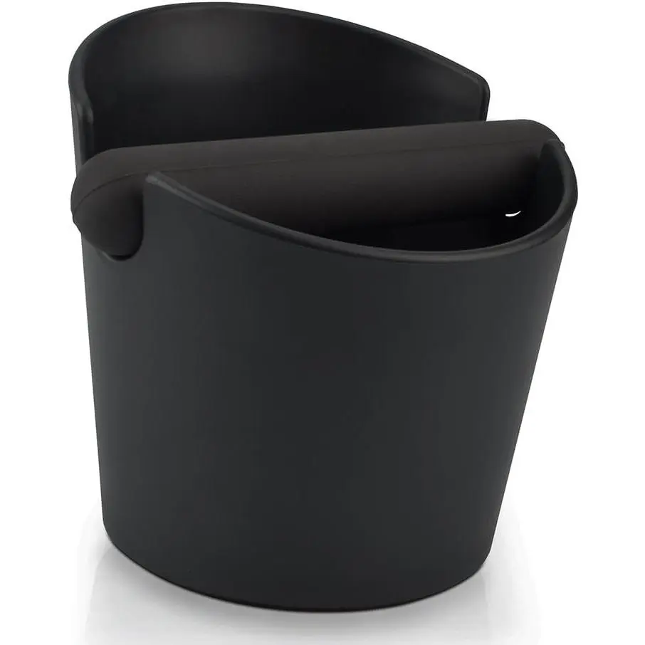 Coffee Knock Box 4.8 Inch Shock-Absorbent Durable Barista Style Knock Box With Removable Knock Bar and Non-Slip Base Gift (Round)