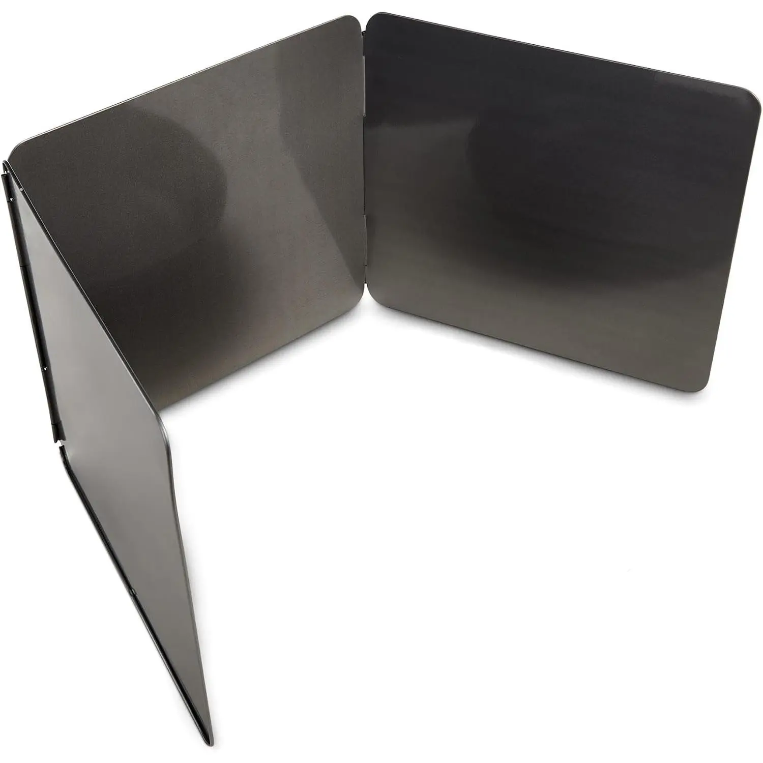 3-Sided Splatter Guard, Non-Stick, Foldable Stovetop Shield | Carbon Steel, Fits Pans And Bowls Up To 10.5-Inches, Heat Safe To 450-Degrees Fahrenheit, Folds Flat For Storage