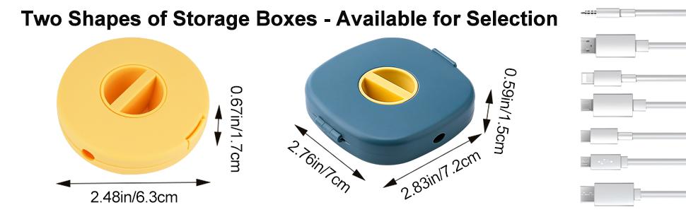 SICANDAENHK Say goodbye to tangled cords!This 4-pack flexible cable management set features a round retractable design, 4 stylish colors, and works great for headphones, chargers, and small wires anywhere🔌