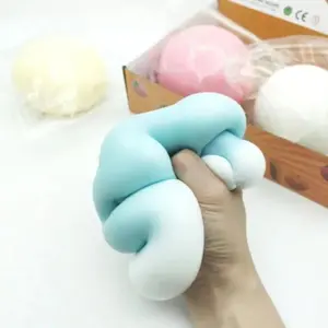 New Large Soft Cheese Ball, Giant Mud Feel Dabao Squeeze Toy, Slow Bounce Soft Ball, Ideal Stress Relief Fun Relaxation Toy