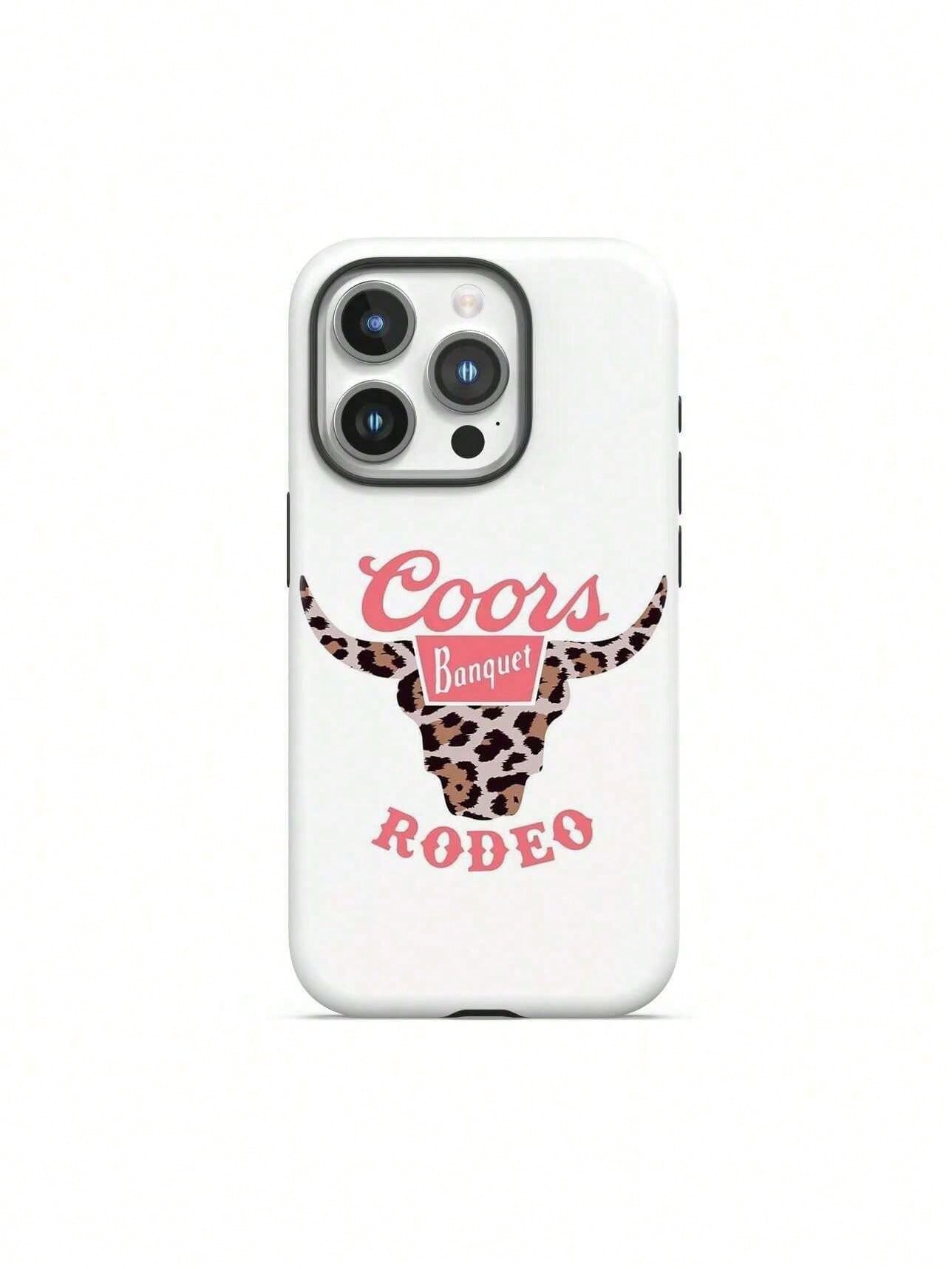 Cell Phone Case Rodeo Coors Banquet Leopard Rodeo Phone Case For 17, 16, 15, 14, 13, 12, 11 ...