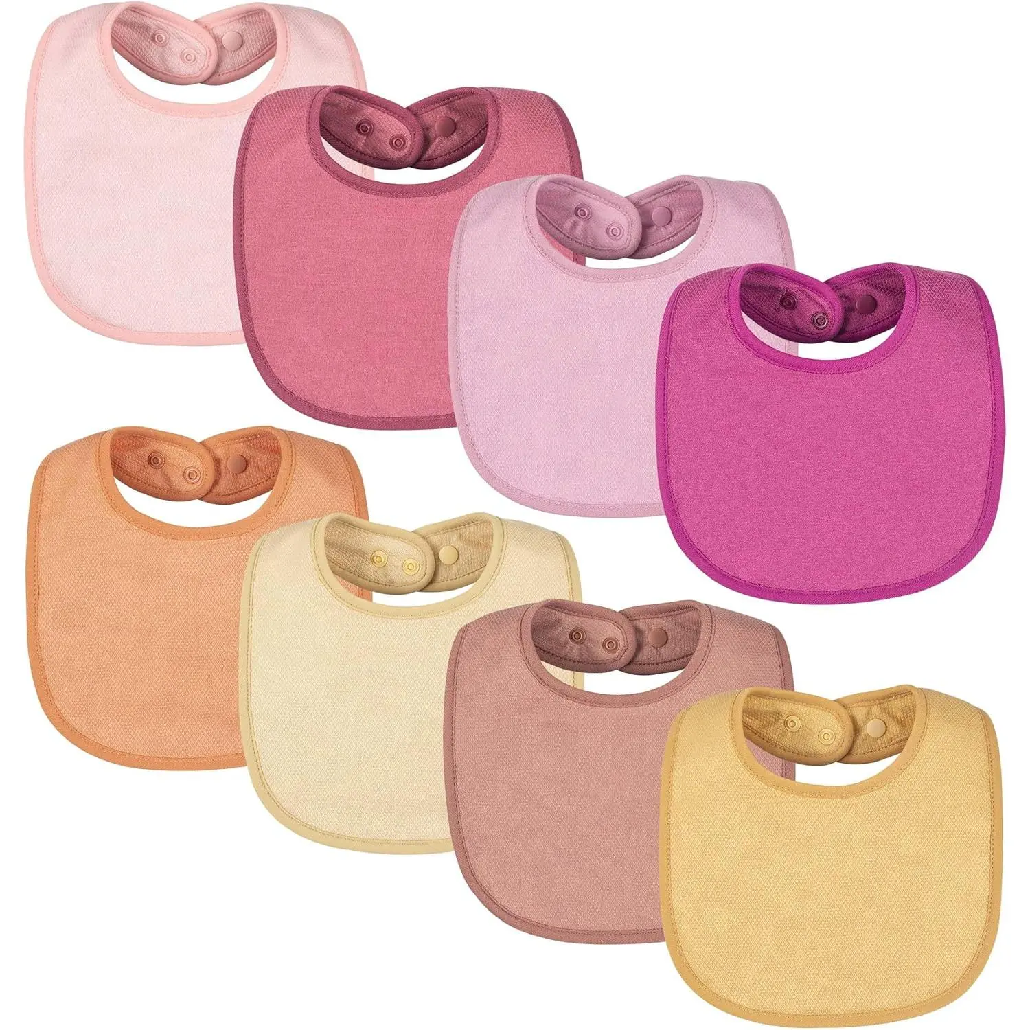 Baby Feeding Bibs - Waterproof and Absorbent Infant Drool and Feeding Baby Bibs