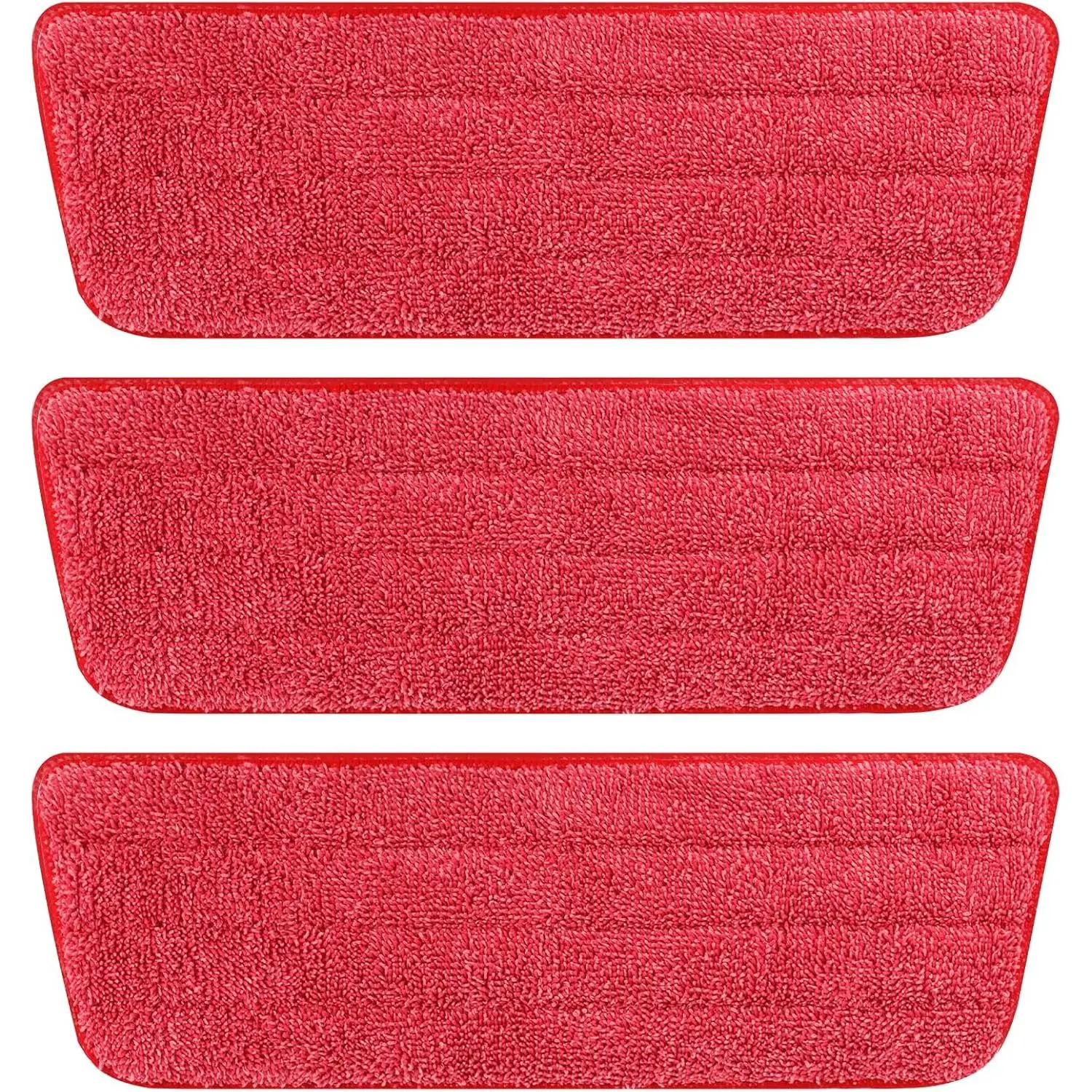 3 Pack Microfiber  Mop Pads, Wet/Dry Floor Cleaning Refill Mop Pads,  Mop Hard  Floor Mop Pads Refills, Machine Washable Power Mop Pads