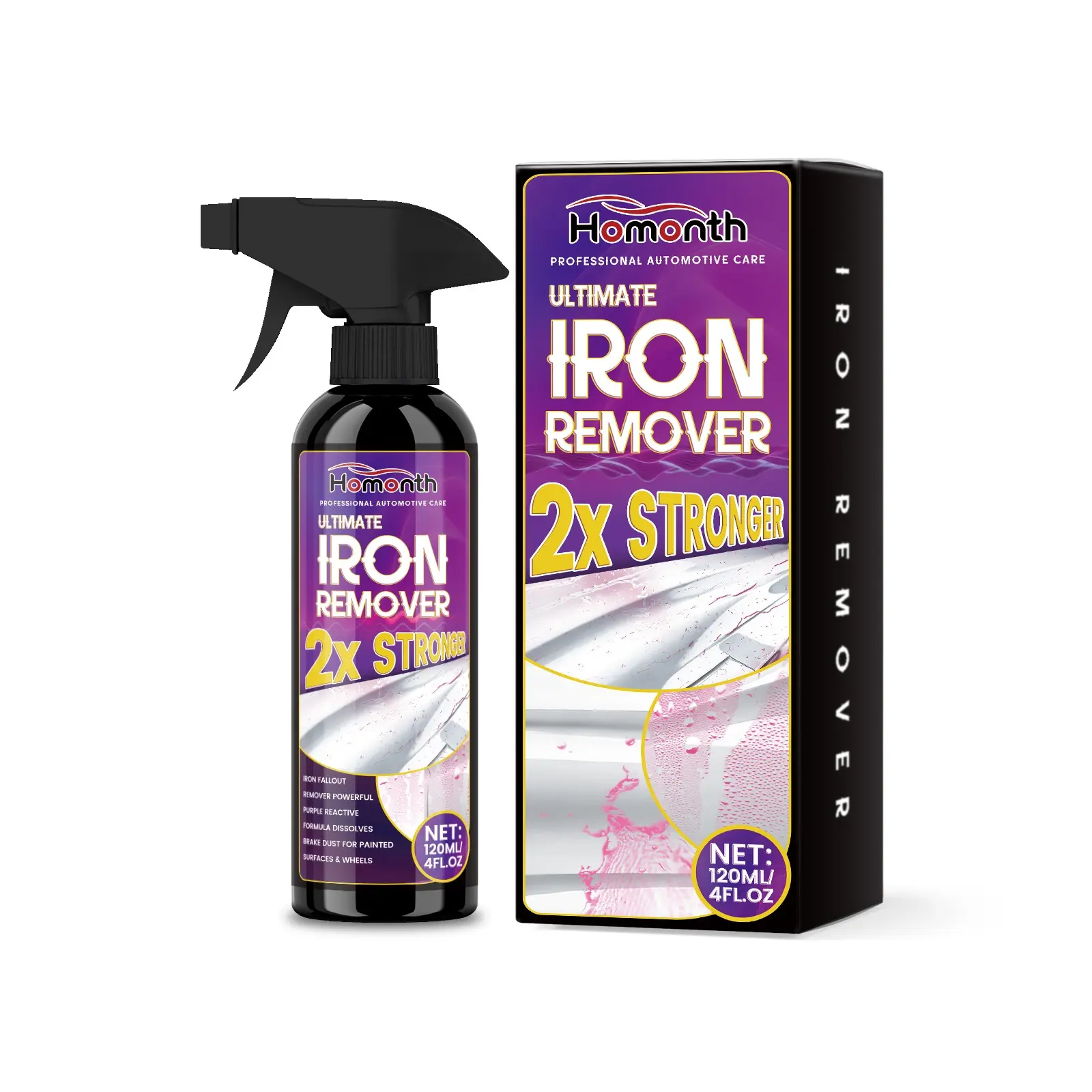 Car Rust Remover, Tire Metal Surface Cleaner, Anti-Oxidation Renewal Agent, Effective Degreaser for Automotive Maintenance, Rust Removal Spray