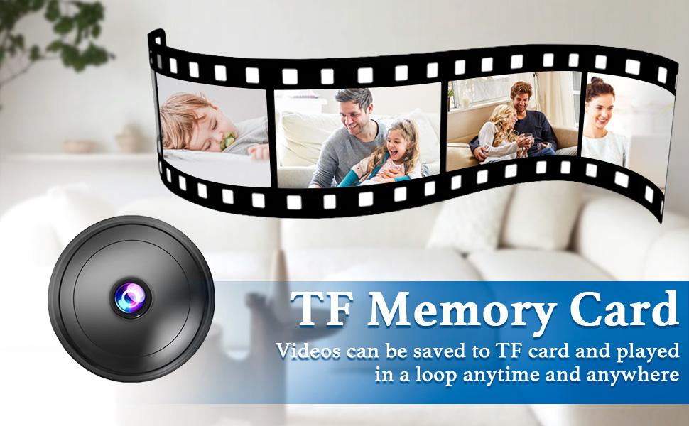 Hidden Camera with Audio/Video Mini Small Spy Cameras for Home Indoor Use Cam Night Vision and Motion Detection Baby Monitor Wireless Outdoor Nanny espias ocultas 360 °     WiFi Security Secret 2 clock wifi micro bedroom pequeñas surveillance