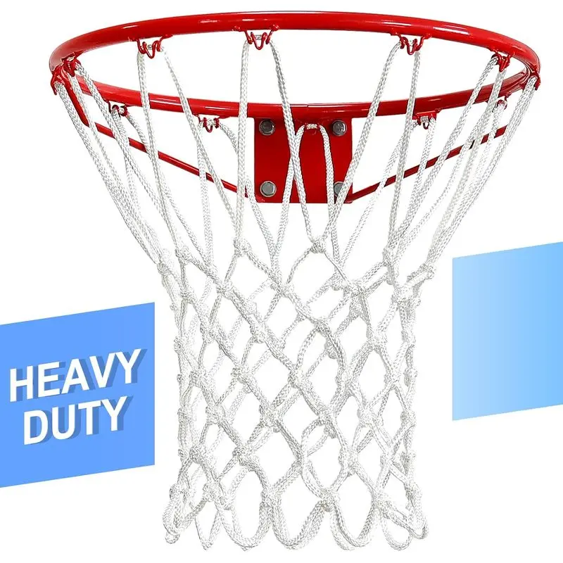 Outdoor activitiesLAO XUE Basketball Net Outdoor,(7.16 oz) 12 Loops Professional Heavy Duty Basketball Net Replacement,All Weather Anti Whip, Suitable for Outdoor Standard 12 Loops Basketball Hoop