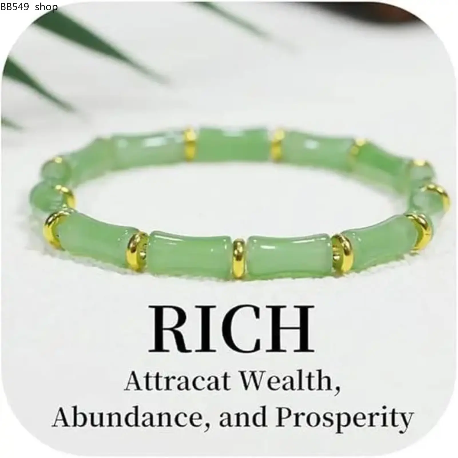 Veliora Gift B Money Bracelets Women's Bamboo Knot Bracelet with Crystal Beads & Partition, Exquisite Beading Craftsmanship, Perfect for Daily Wear or Gifts, Beaded Bracelets