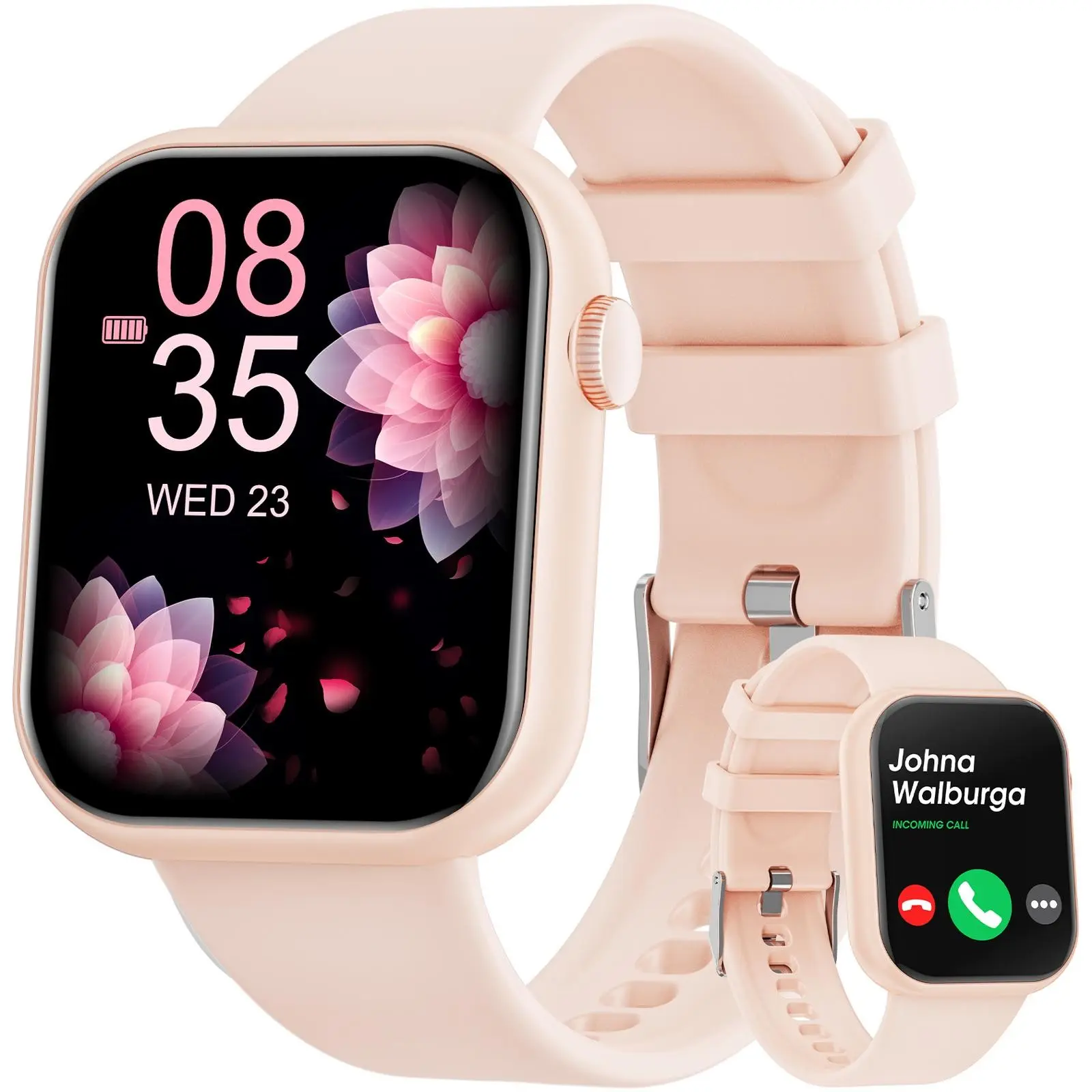 Smart Watch for Women Man (Answer/Make Call), 1.85 Inch Fitness Tracker with Pedometer & Multiple Sports Modes, Fitness Watch for Android iPhone, Back To School Gifts, Health Smart Watch, Sports Tracking Smartwatch, Step Tracker Watch