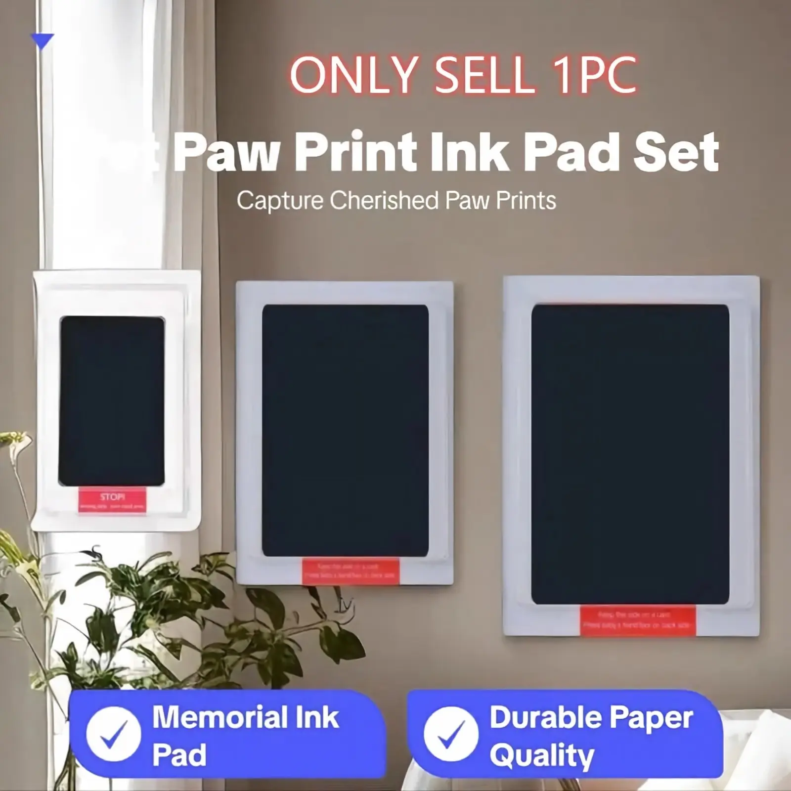 Pet Paw Print Pad, Memorial Cat Paw Print Pad, Dog & Cat Pet Supplies, Holiday Essentials, Gift Idea, Keepsake Item, Cherished Paw Prints