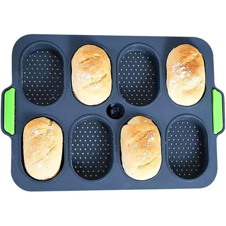 Baguette Pan, Non-stick, , Grey, 12 x 2.5 x 2.5 in