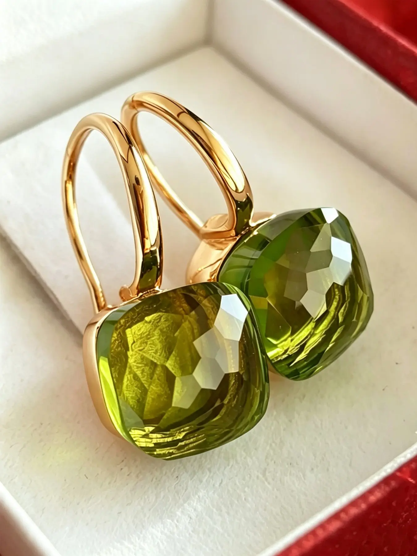 Vintage Elegant Geometric Artificial Crystal Earrings for Women, Simple Style Casual Party Daily Wear Jewelry
