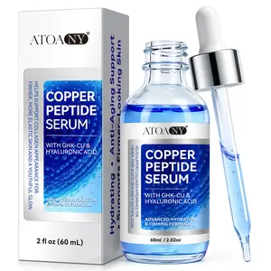 ATOANY COPPER PEPTIDE SERUM,Cu Copper Peptide Essence Lotion, a deep moisturizing and nourishing facial essence suitable for all skin types, 60 milliliters