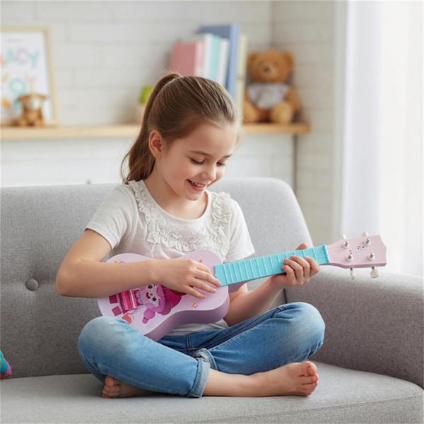 21" Kids Ukulele with Nylon Strings, BPA-Free ABS Mini Guitar for Beginners