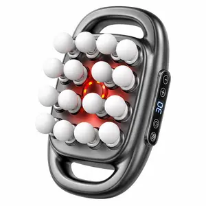 Deep Tissue Percussion Massage Gun - 16/20-Head, 3 Modes, 30 Levels, Quiet Operation with Red Light for Back, Neck, Shoulder Pain Relief (Personal Care Massage Device)