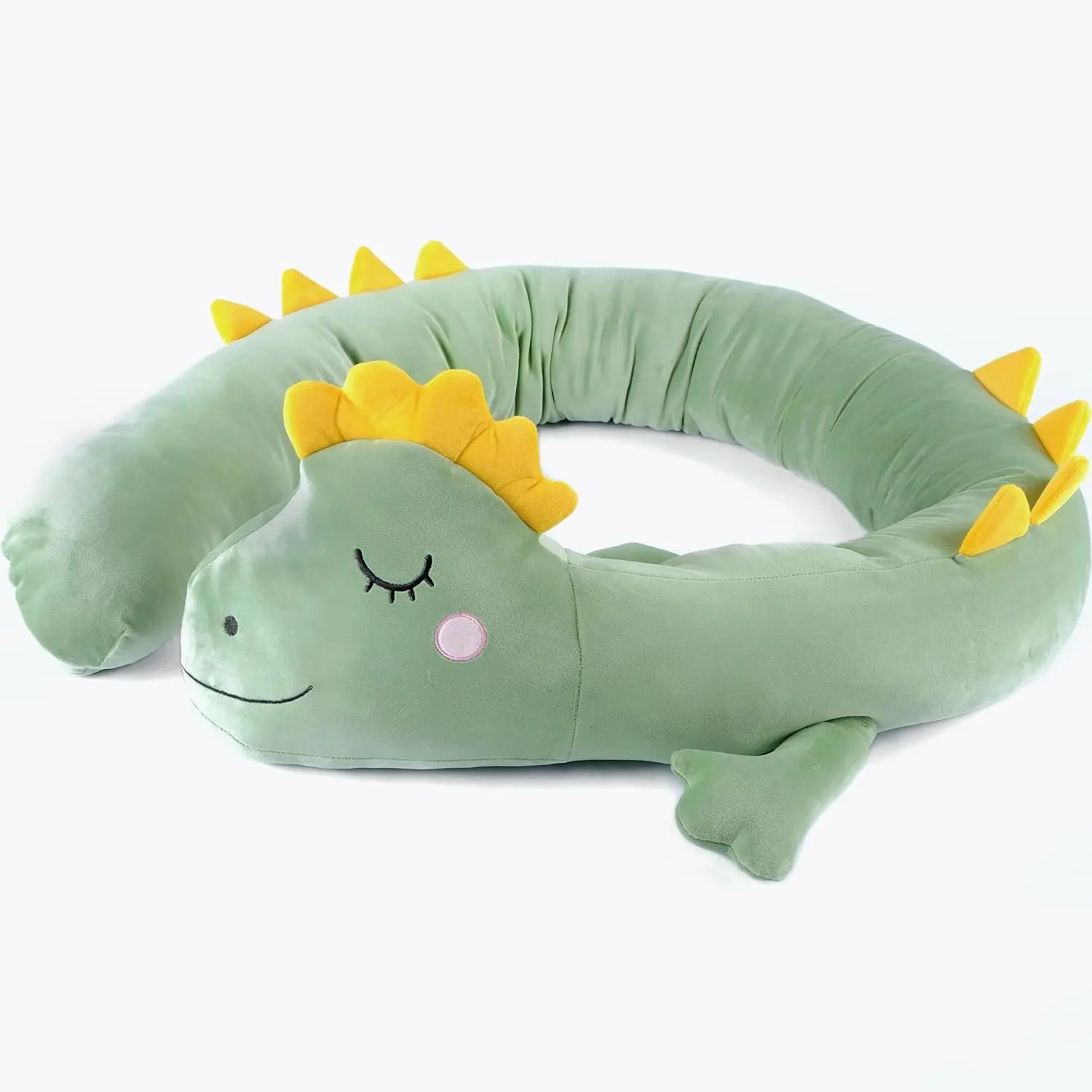 Dinosaur Bed Snake 6 FT Long Pillow for Bed – Decorative Plush Cushion Long  Pillow – Large Stuffed  –  Pillows for Adults &  – Giant Stuffed  Cozy Room Decor