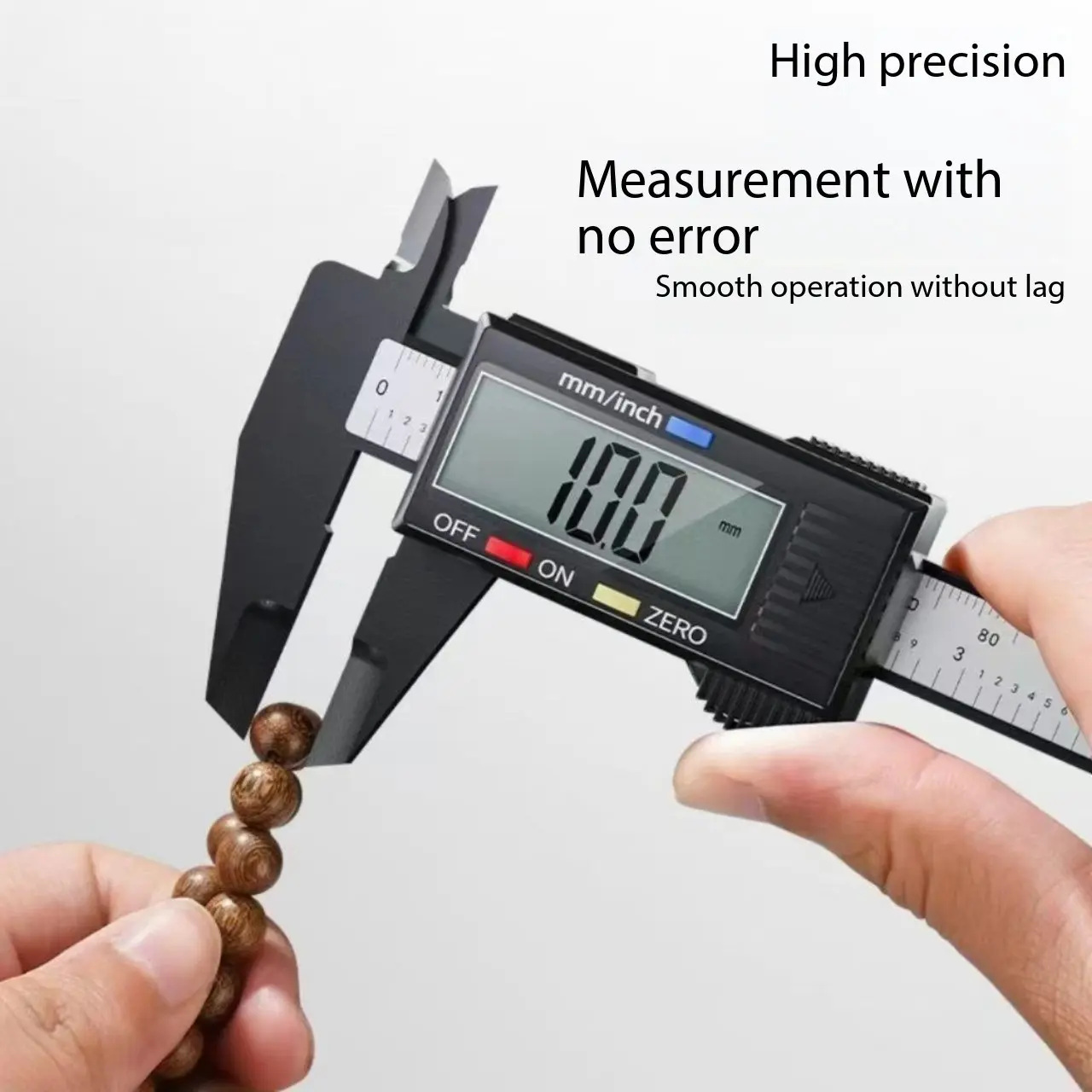 Full Plastic Vernier Caliper, Electronic Digital Display Caliper, Carbon Fiber Jewelry Small Caliper, Precision Measuring Tool, Measuring Instrument, Digital Calipers