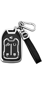 for GMC Key Fob Cover with Keychain，Key Case Shell TPU Full Protection Compatible with GMC Chevy Acadia Sierra Terrain Silverado 1500 2500HD 3500HD (Pink, 5 Button)