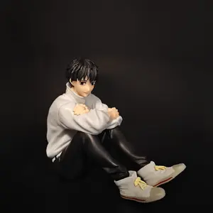Jujutsu Kaisen Model Kit Featuring Yuji Tsukushi & Inumaki Sukuna, Anime Collectible Figure, Desktop Decoration, Handmade Figurine