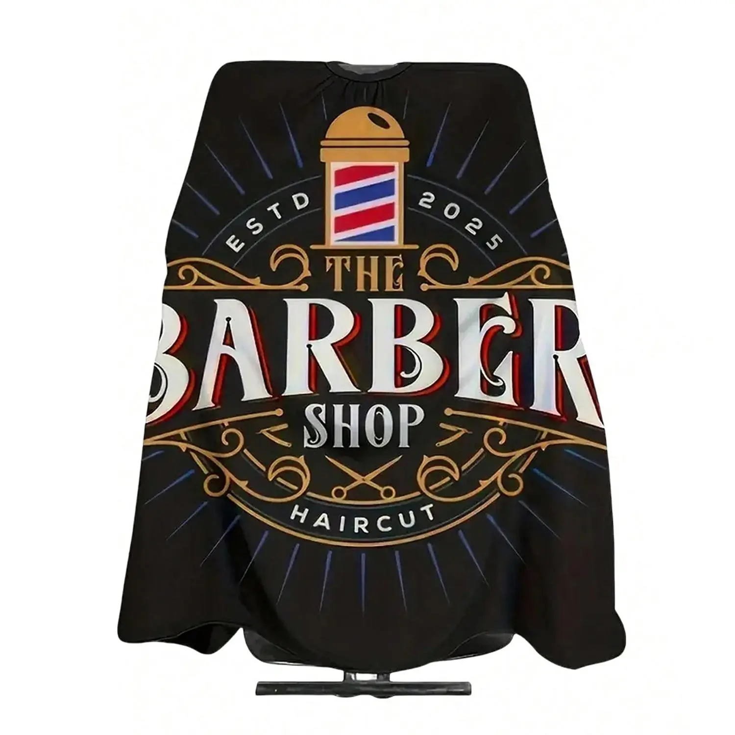 Lightweight Reusable Haircut Cape, 1 Count Adjustable Waterproof Haircut Cape for Hair Salon, Professional Hair Heatless Styling Tools for Salon & Home Use, Hair Cutting Accessories, Christmas Gift