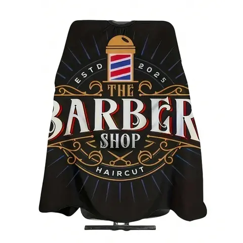 Lightweight Reusable Haircut Cape, 1 Count Adjustable Waterproof Haircut Cape for Hair Salon, Professional Hair Heatless Styling Tools for Salon & Home Use, Hair Cutting Accessories, Hairdresser Accessories, Christmas Gift