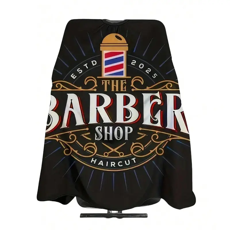 Lightweight Reusable Haircut Cape, 1 Count Adjustable Waterproof Haircut Cape for Hair Salon, Professional Hair Heatless Styling Tools for Salon & Home Use, Hair Cutting Accessories, Hairdresser Accessories, Christmas Gift