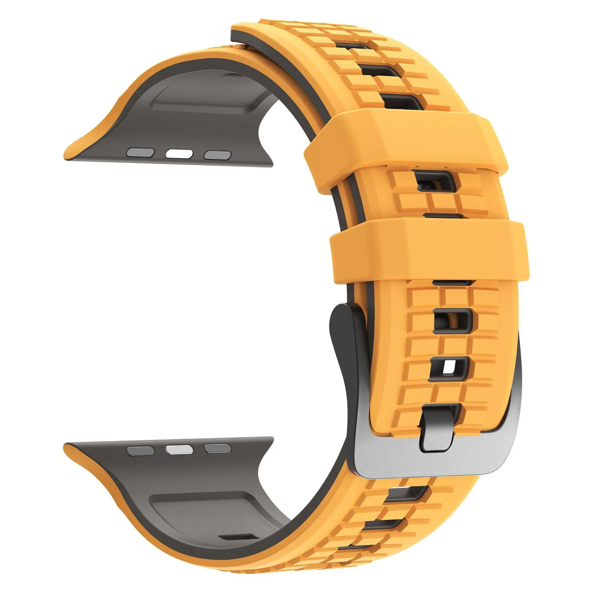 Apple Grenade Pattern - Yellow Grey