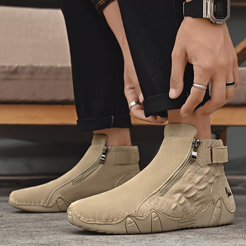 Trendy Plus Size Fashionable Outdoor Anti-Slip Warm And Comfortable Casual Business Handmade Bean Driving Men'S Shoes Men'S Slip-On