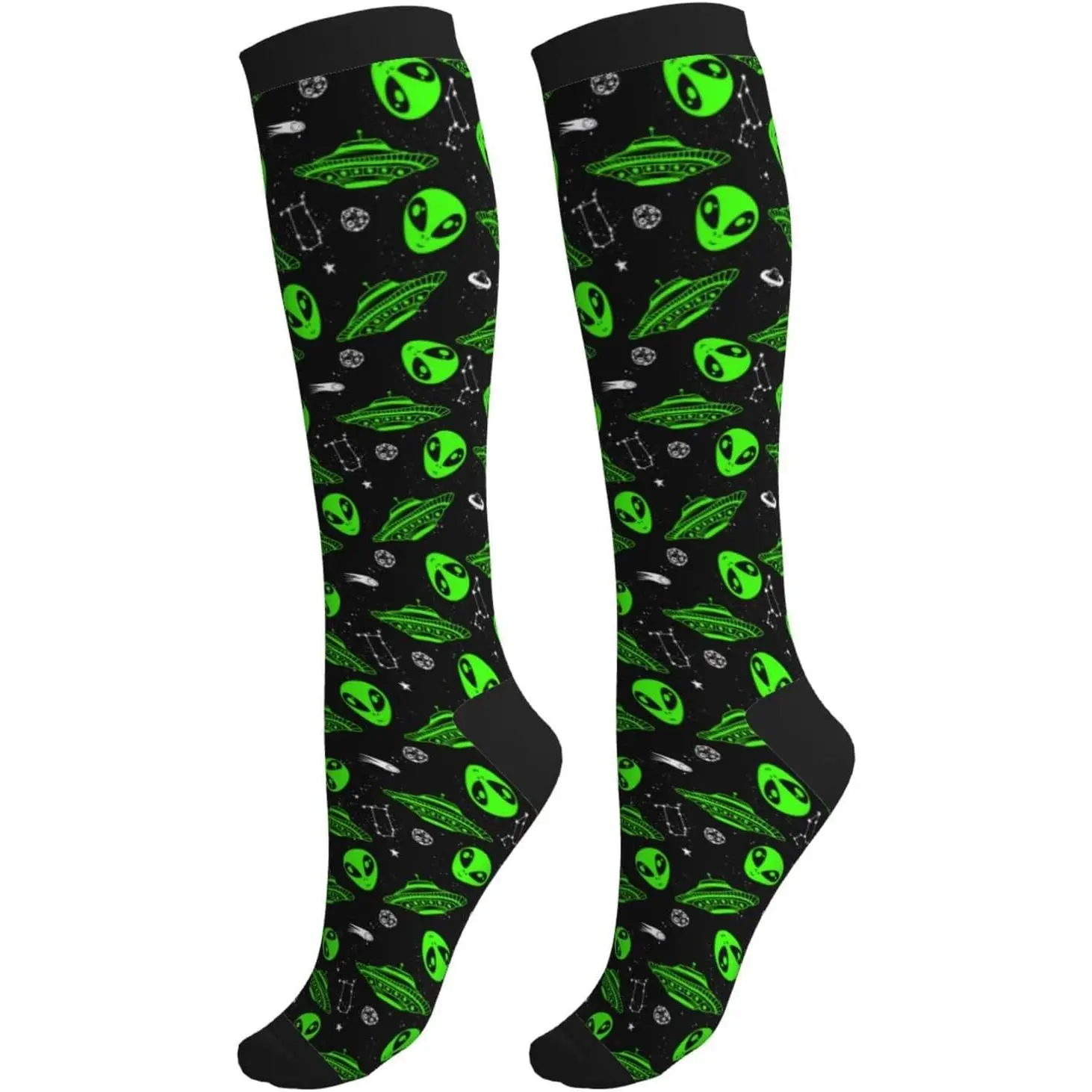 Compression Socks for Women & Men Circulation 15-20 mmHg Knee High Best Support for Nurses Travel Running Athletic