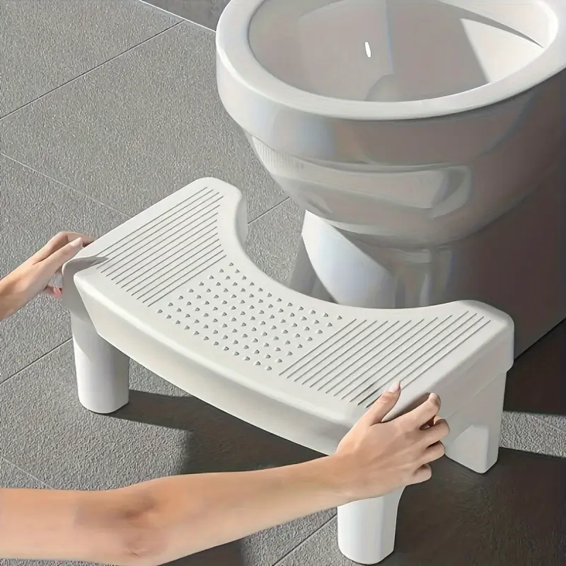 1 piece toilet footstool, adult toilet seat stool, detachable, footrest, plastic thick anti slip pad footstool, toilet squat stool, household footstool, suitable for footrest, portable toilet stool, Bathroom Toilet Stool, toilet assistant, easy to clean