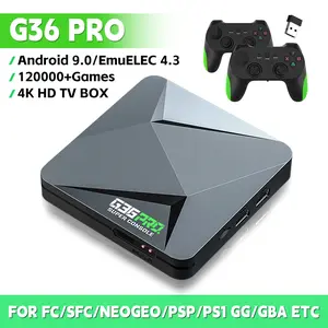 G36 Pro Dual System Game Console, 4K HD TV Box, Home Gaming Device for TV Connection