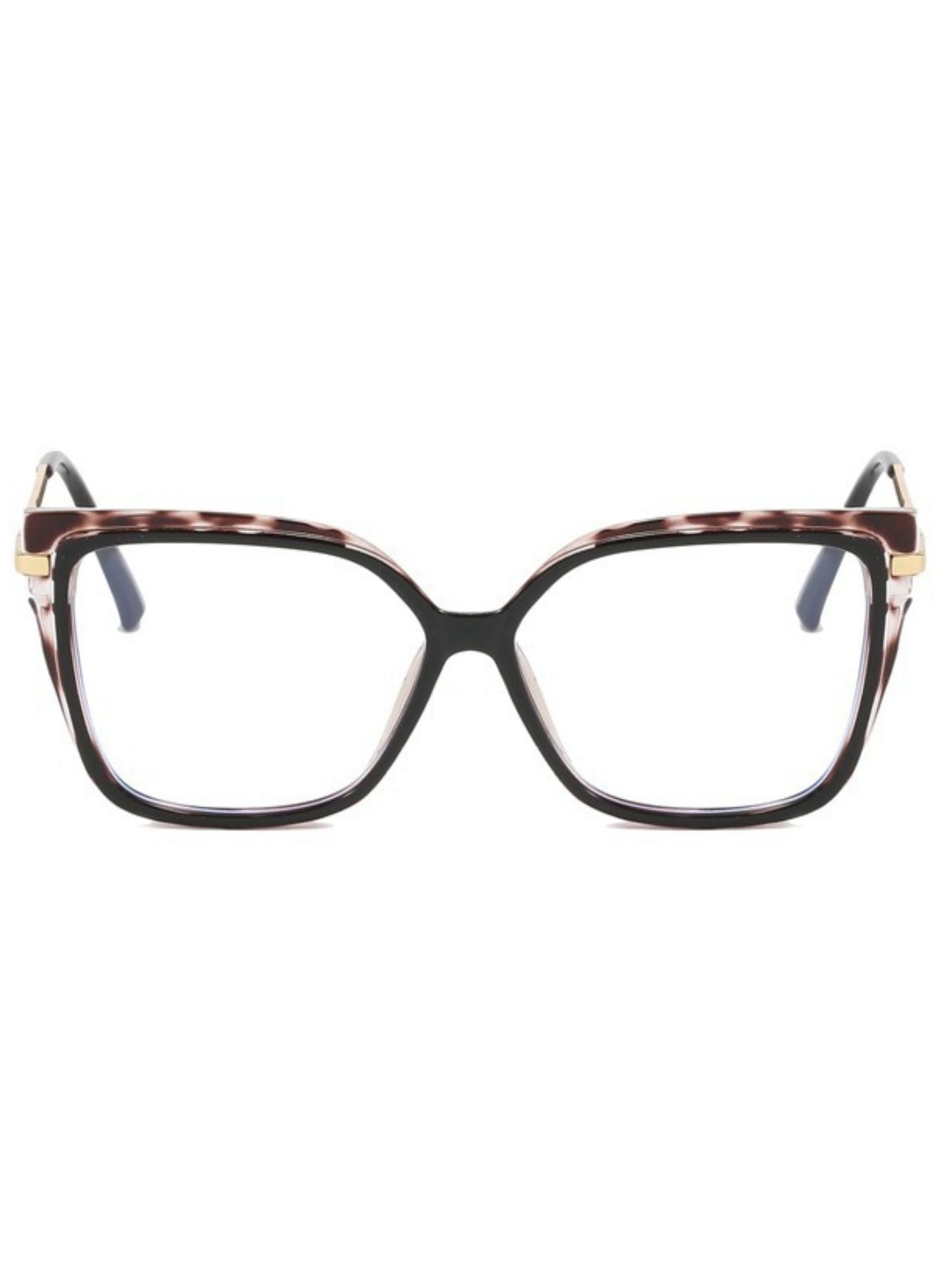 Vintage Cat Eye Frame Eyeglasses, Trendy Casual Eyeglasses for Women & Men, Fashion Eyeglasses for Work, Daily Clothing Decor, Perfect for Student Daily Use