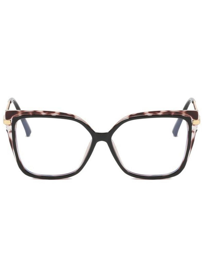 Vintage Cat Eye Frame Eyeglasses, Trendy Casual Eyeglasses for Women & Men, Fashion Eyeglasses for Work, Daily Clothing Decor, Perfect for Student Daily Use