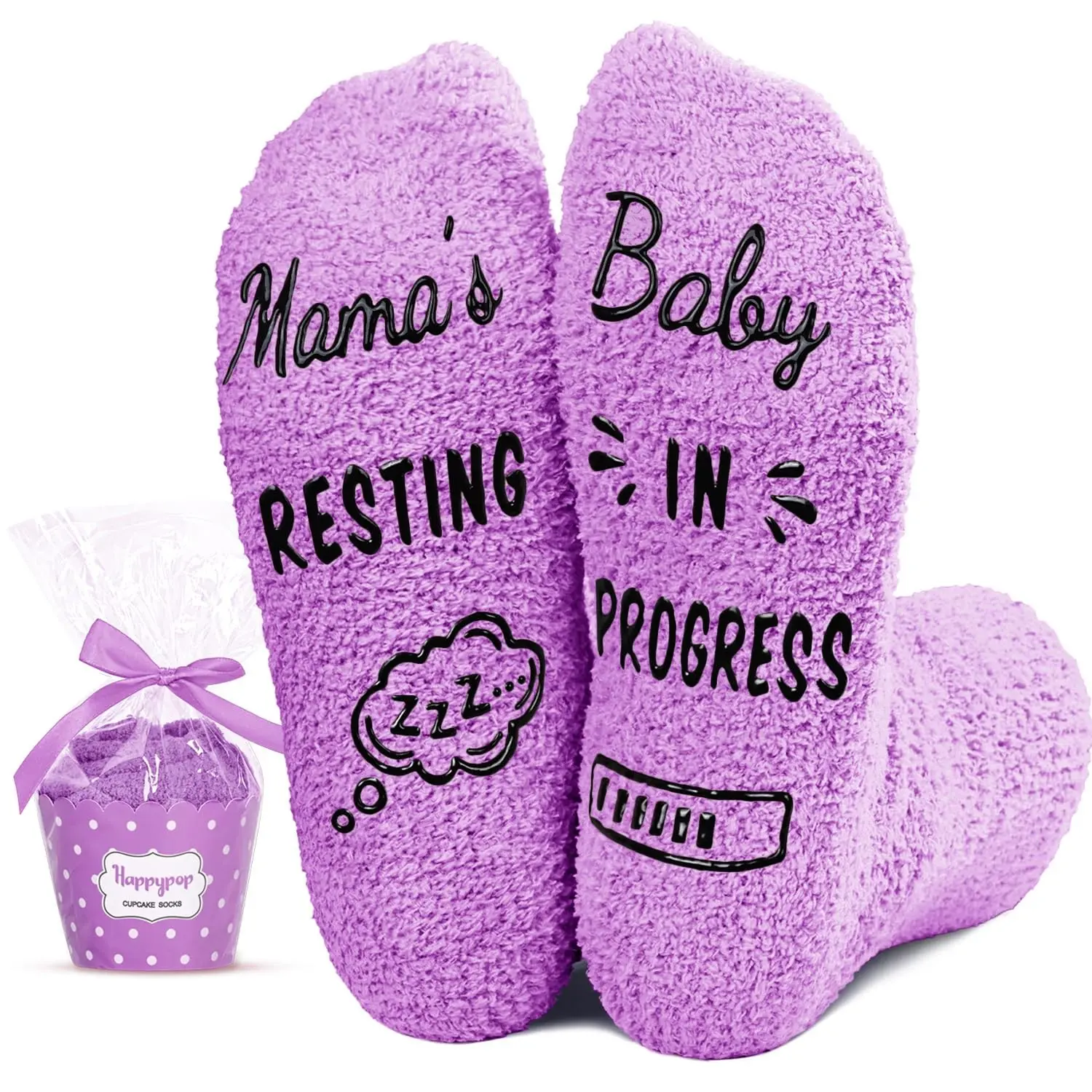 HAPPYPOP Pregnancy Socks for Pregnant Mom - New Mom Socks, Expecting Mother's Day Gifts Mom to be Ivf Gifts