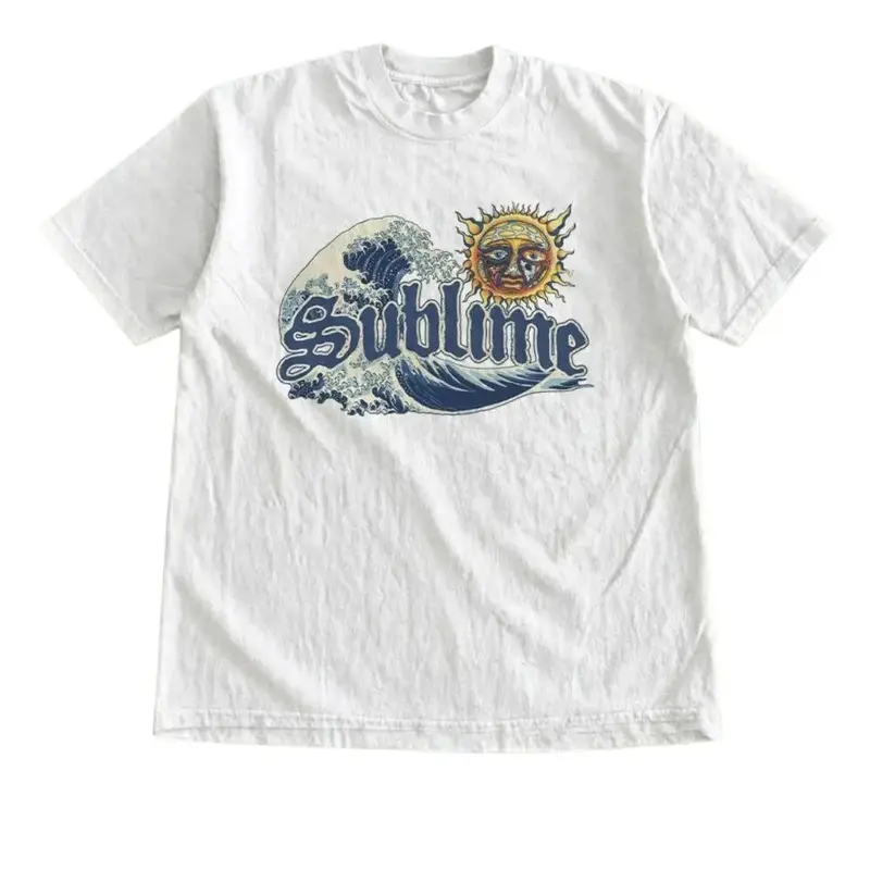 The Sublime Sun And Wave Beach Music Shirt, Gift For Woman, Gift For Men, Womenswear Top Underwear Streetwear, Trending Shirt graphic tees vintage