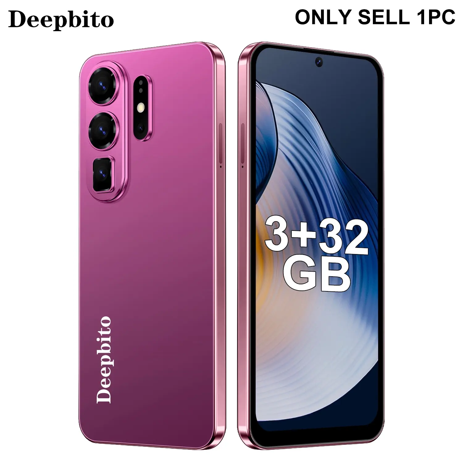 Deepbito S26 Ultra Smartphone, 3gb RAM 32GB Storage, 6.56-Inch Screen, Android 10.0, 3500mah Battery, Dual Sim, Face Unlock, Business Use