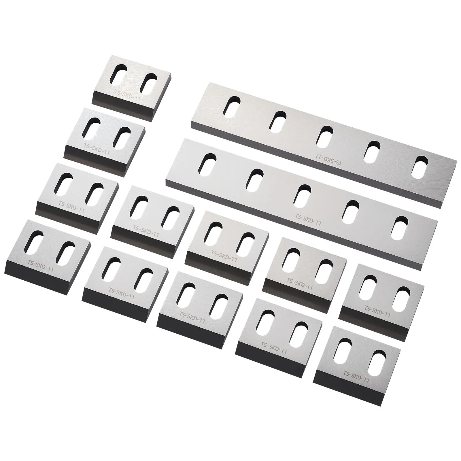 【DealsForYouDays】VEVOR Shredder Blades, Alloy Steel Shredder Machine Blade Kit with 12 Rotating and 2 Fixed Blades, High-Hardness SKD-11 Blade, Compatible with Model 400 Plastic Grinder, for ABS, PP, PVC & Nylon