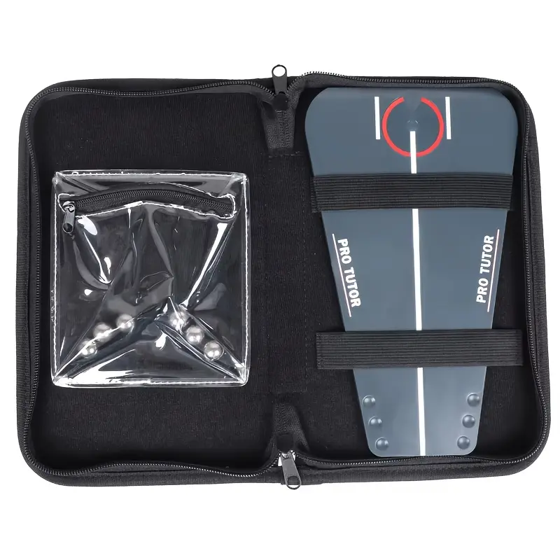 Golf Putting Trainer Kit, 1 Set Portable Golf Putting Training Tool, Golf Training Assistant for Beginners, Golf Equipment for Adults